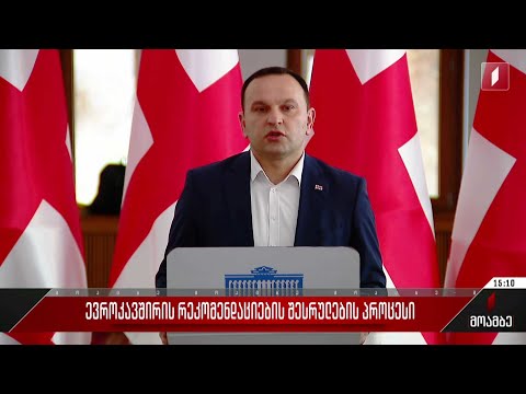 ევროკავშირის რეკომენდაციების შესრულების პროცესი